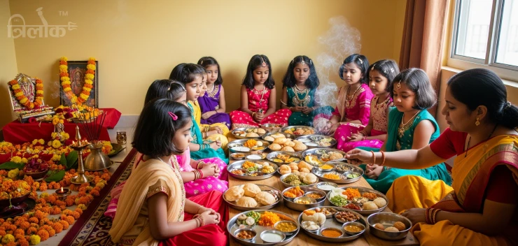 Kanya Poojan 2025 – Puja Vidhi, Benefits and Significance