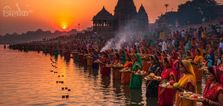 Chhath Puja – Arghya to the Setting and Rising Sun