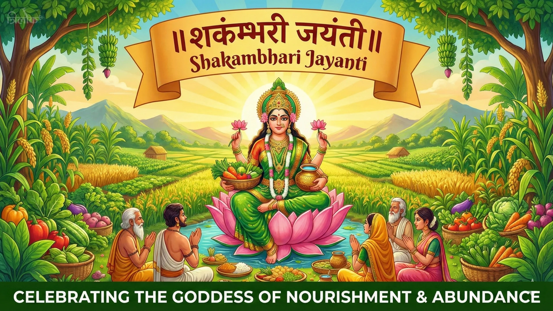 Shakambhari Purnima 2026 – Puja vidhi, Story, and Shaktipeeth