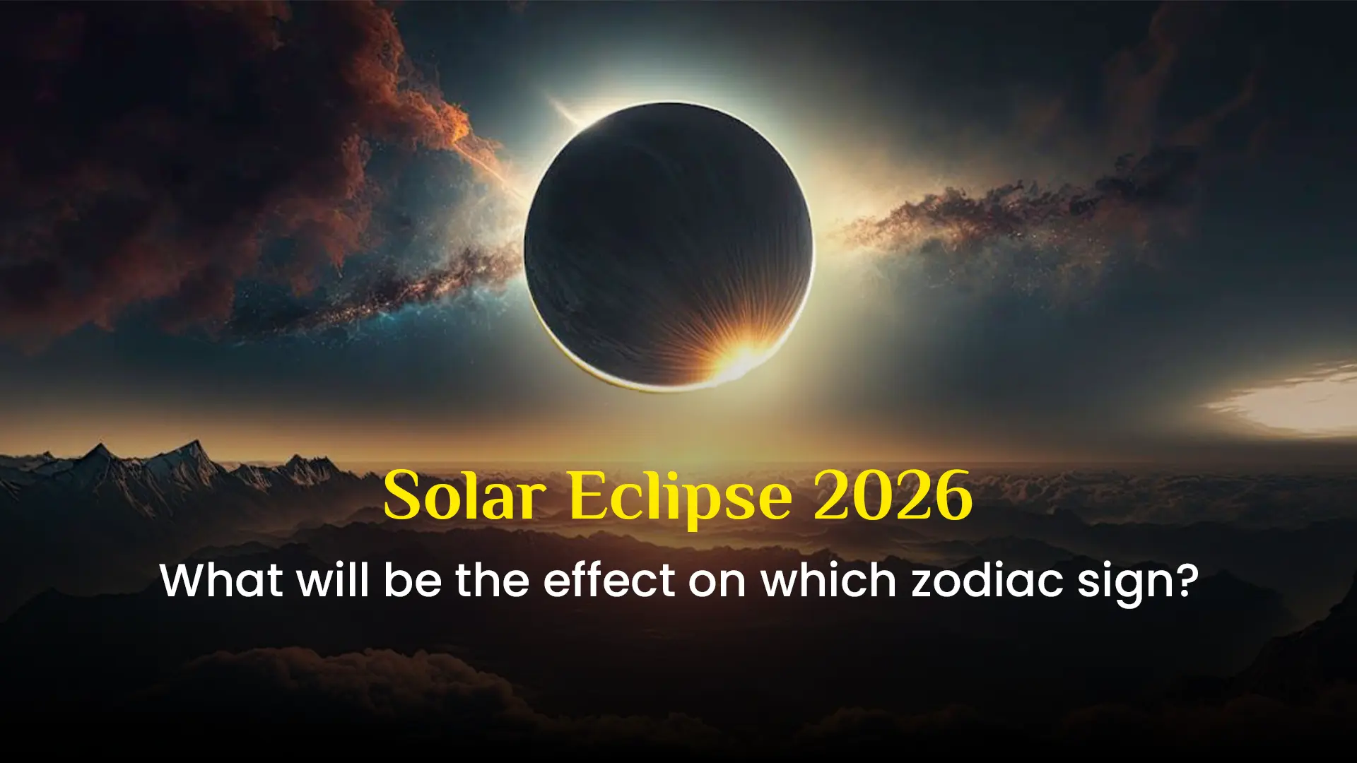 Solar Eclipse 2026 – Zodiac Effects and Remedies