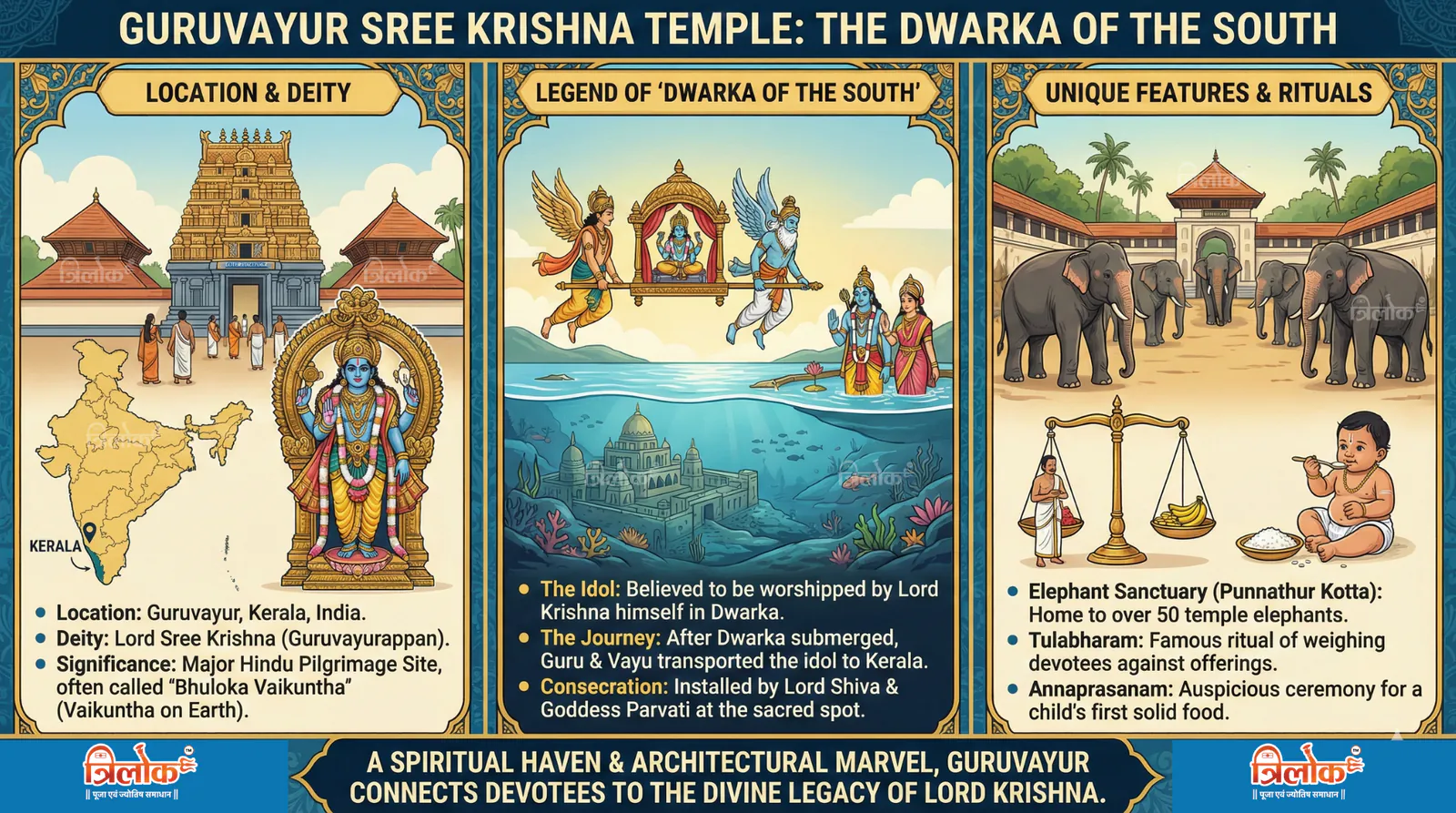 Guruvayur Sree Krishna Temple: The Dwarka of the South