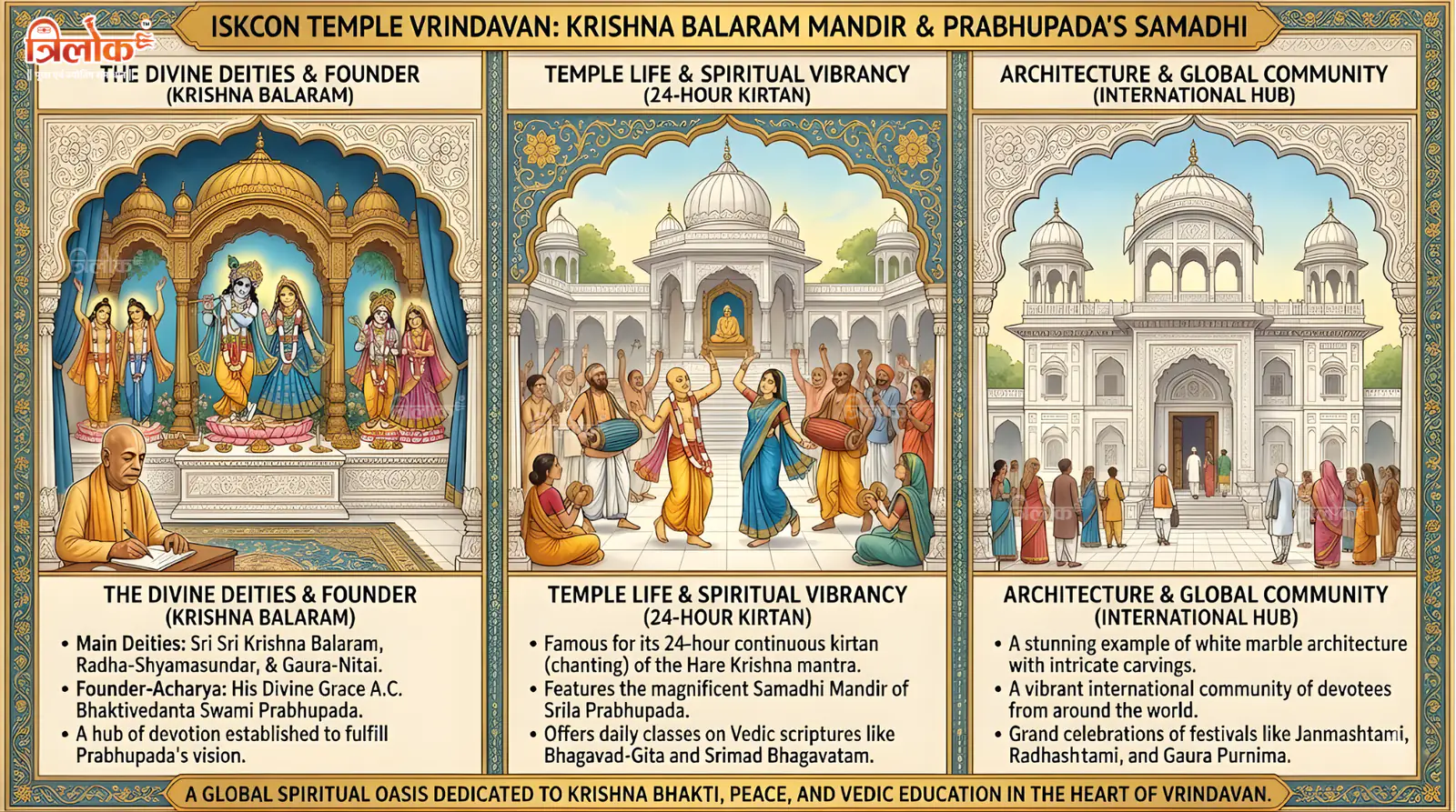 ISKCON Temple Vrindavan: Krishna Balaram