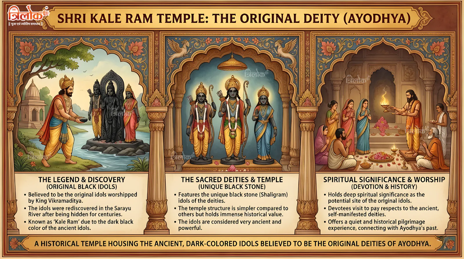 Shri Kale Ram Temple: The Original Deity